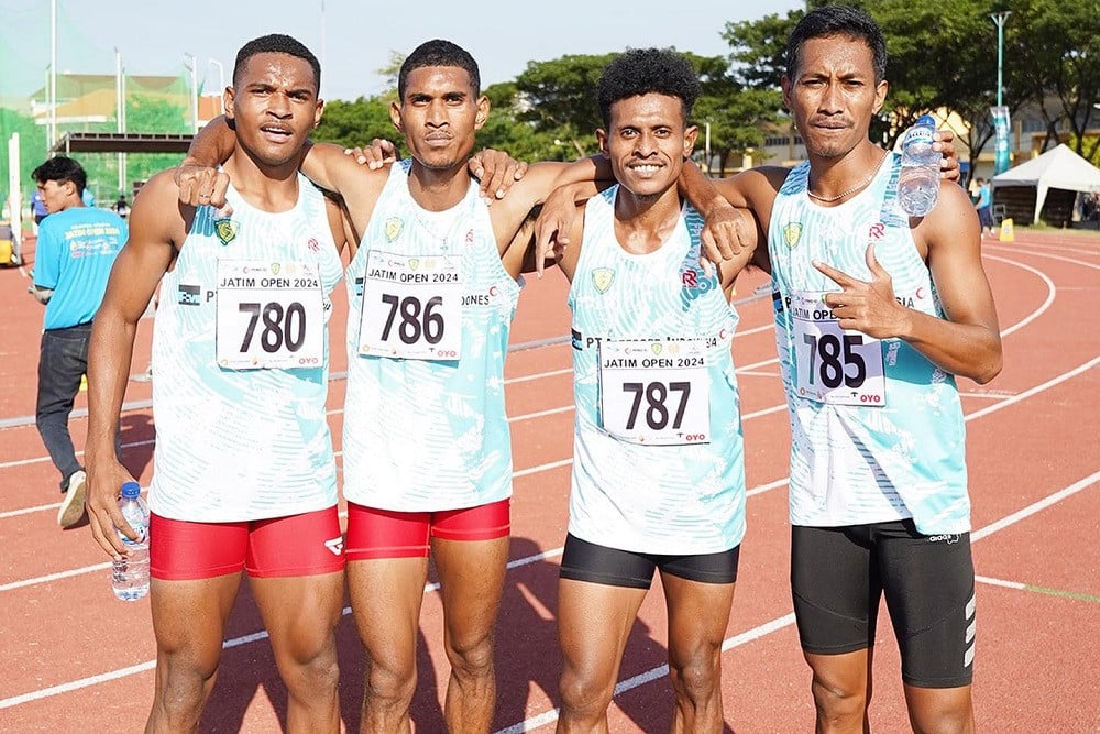 Atlet Papua Bawa 8 Medali di Kejurda Atletik Jatim Open 2024