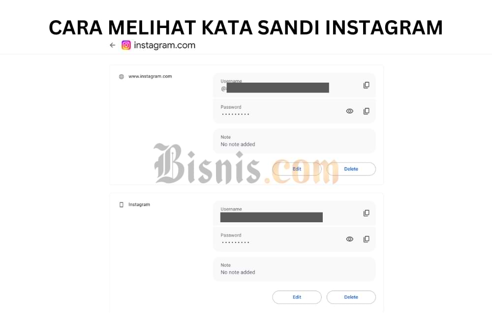 Cara Melihat Kata Sandi Instagram Sendiri yang Lupa