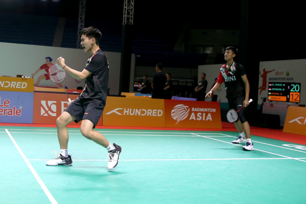 Farizi/Joaquin Pastikan Indonesia Masuk Semifinal Badminton Asia Junior Championships 2023