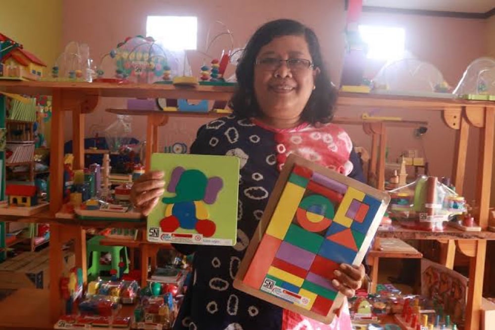 Kisah Pendiri Anak Bangsa Cerdas Wooden Toys, Buka Lapangan Pekerjaan untuk Difabel