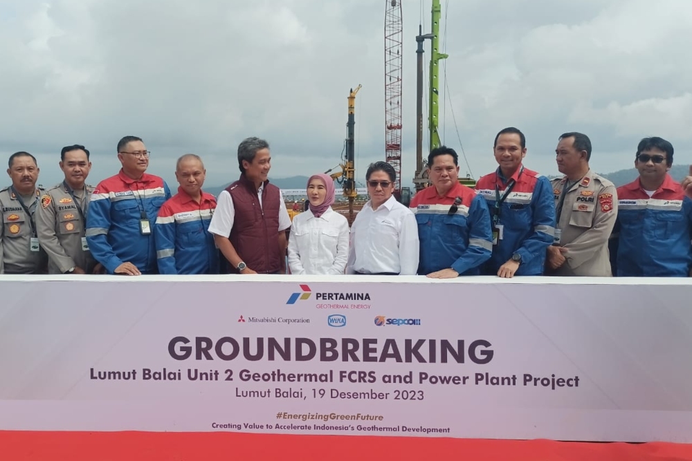 Pertamina Geothermal (PGEO) Kejar Commisioning PLTP Lumut Balai Unit 2 Tahun Ini