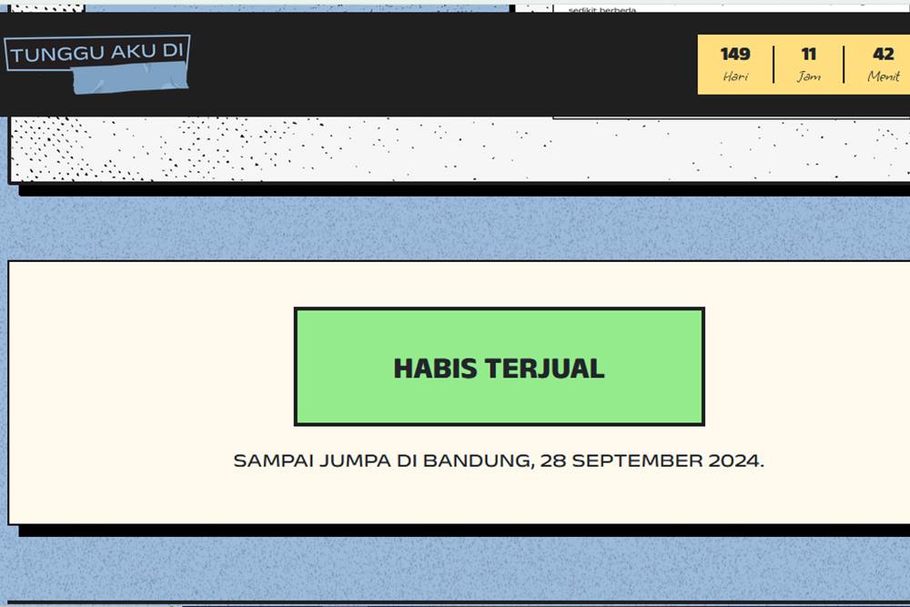 Tiket Konser Sheila on 7 di Bandung 28 September Ludes Terjual