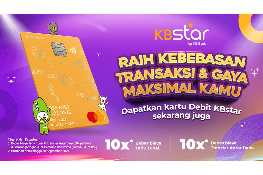 Berikan Kemudahan Bagi Nasabah, KB Bank Luncurkan Kartu Debit KBstar