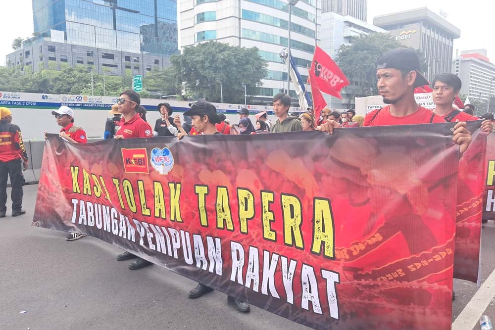 Demo Tolak Tapera, Buruh Ngotot Minta Iuran Dibatalkan