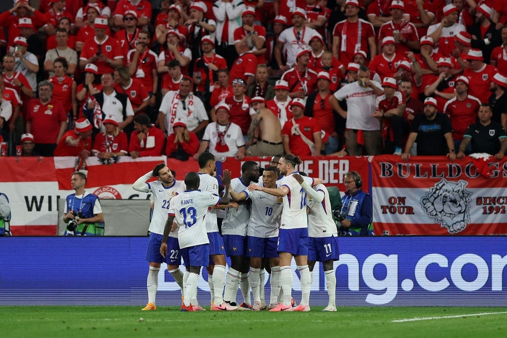 Hasil Euro 2024: Prancis Menang Tipis atas Austria