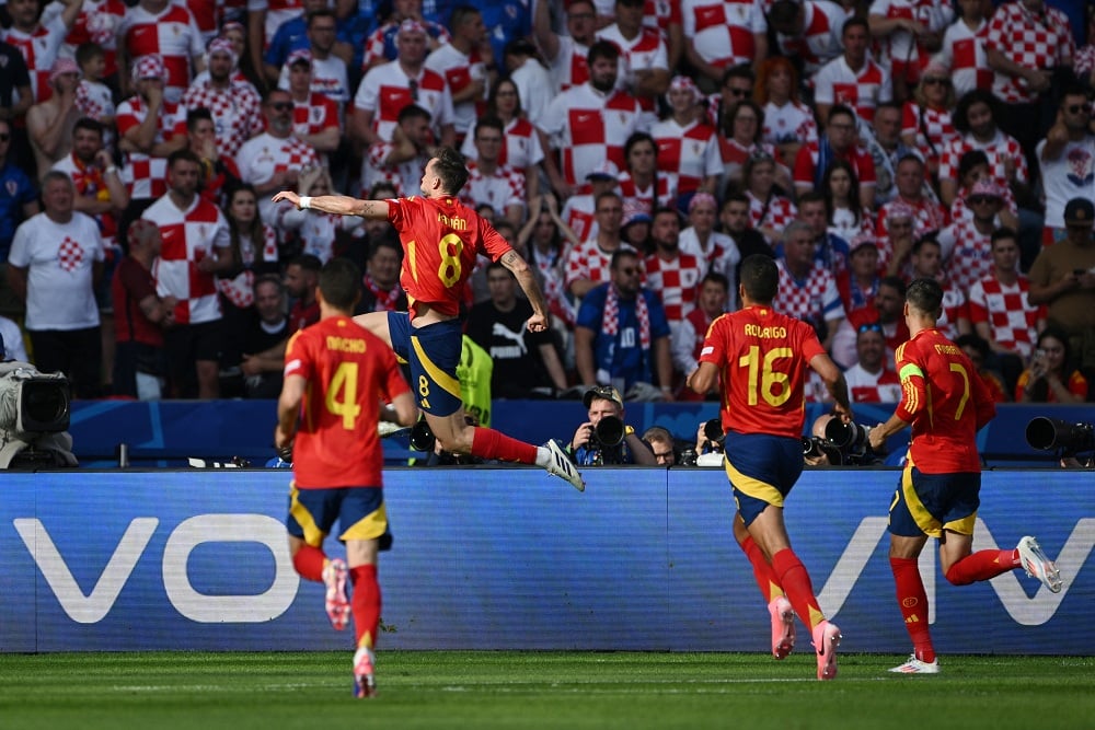 Hasil Spanyol vs Kroasia Euro 2024: Keunggulan 3-0 La Furia Roja Tak Berubah (Menit 65)