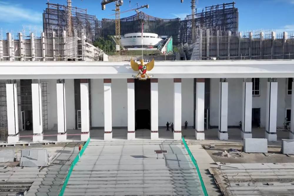 Jelang Upacara 17 Agustus di IKN, Ini Progres Istana Negara