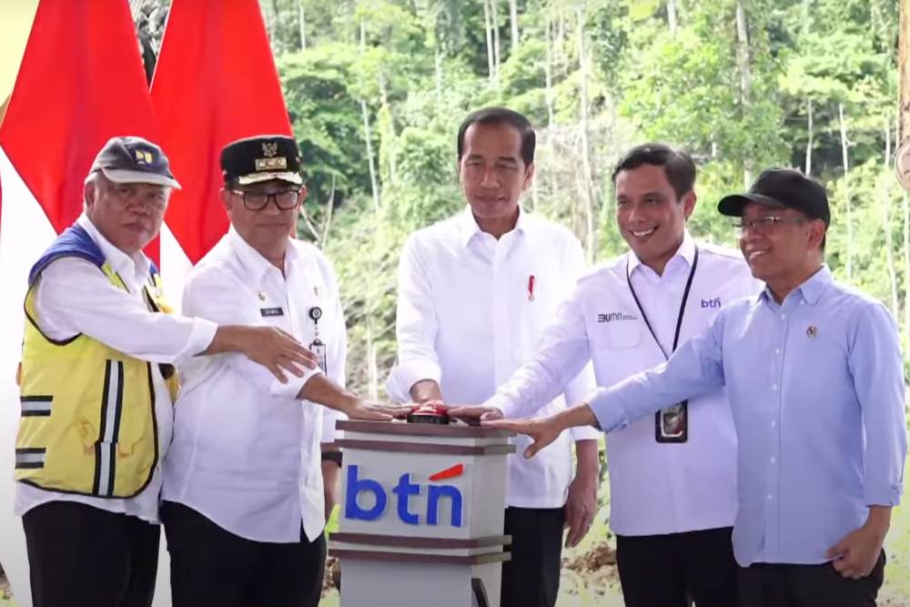 Jokowi Groundbreaking Kantor BTN di IKN Senilai Rp113 Miliar