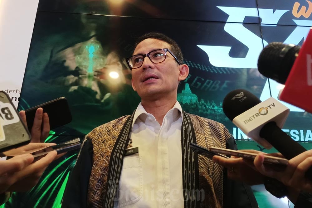 Sandiaga Uno Bidik 1,3 Juta Wisman Asal China Berkunjung ke RI Tahun Ini