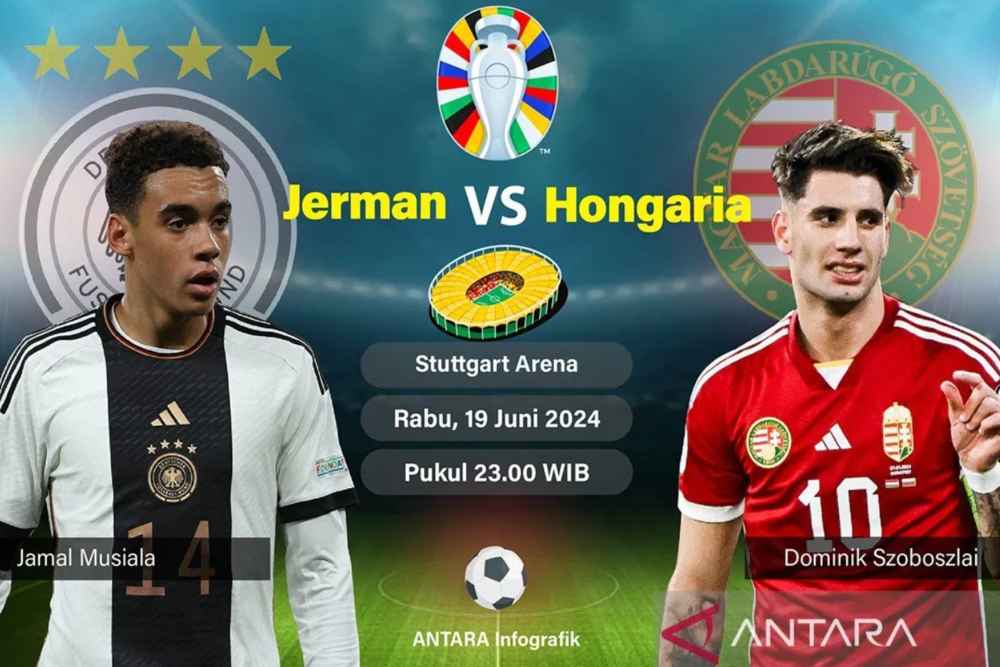 Sedang Berlangsung! Ini Kumpulan Link Live Streaming Jerman vs Hungaria di Euro 2024