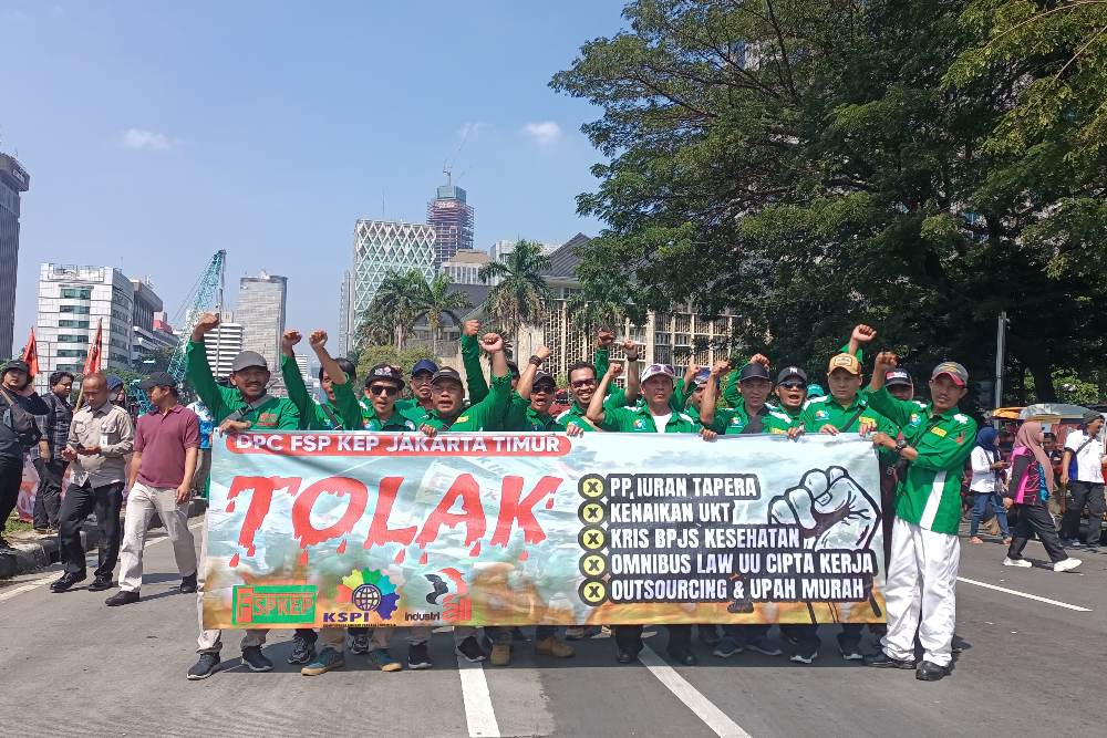 Tolak Tapera, Ribuan Buruh Ancam Demo Geruduk Istana 27 Juni