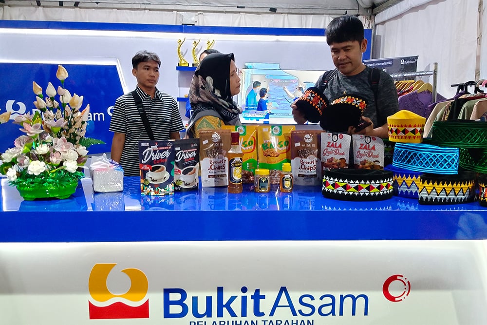 UMK Binaan Bukit Asam (PTBA) Turut Meriahkan Pekan Raya Lampung