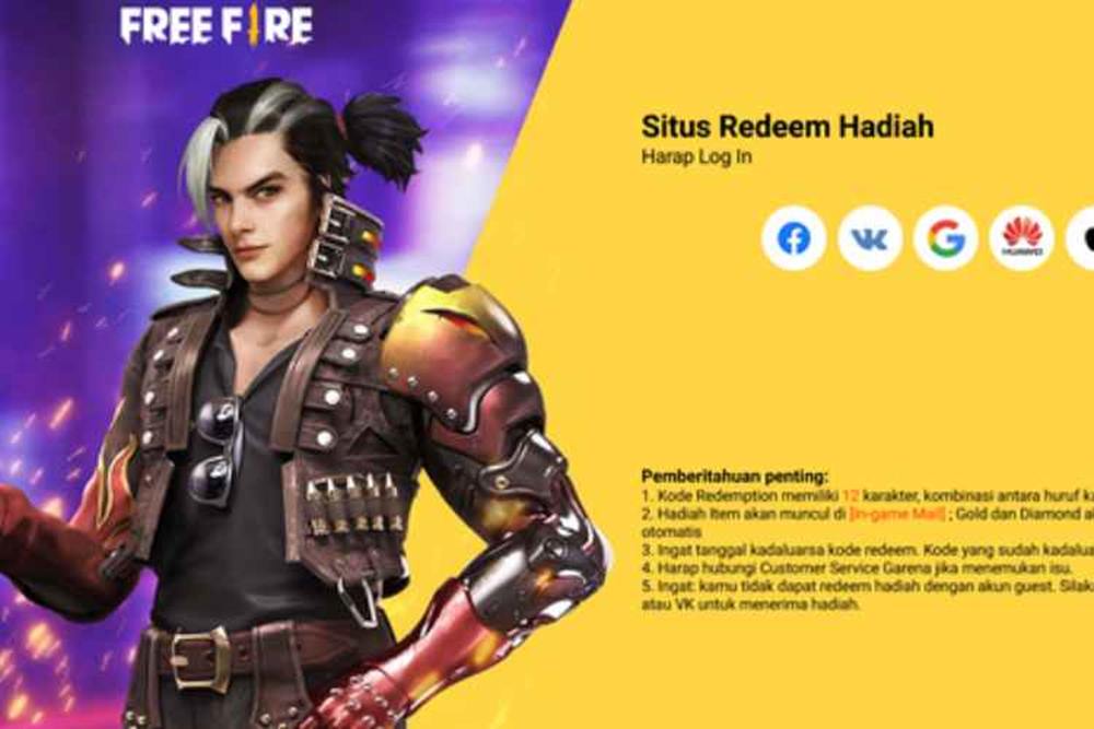 Update Kode Redeem FF dan FF Max Senin 17 Juni 2024, Ada Skin Menarik