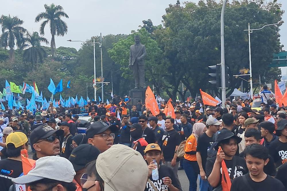 Ada Demo Buruh Hari Ini, Hindari Kawasan Patung Kuda, Kemendag, dan KPPU