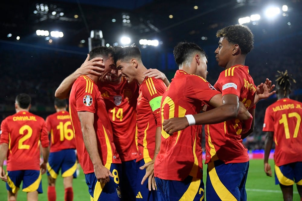 Hasil Euro 2024: Tandukan Fabian Ruiz Bawa Spanyol Comeback atas Georgia (Menit 65)