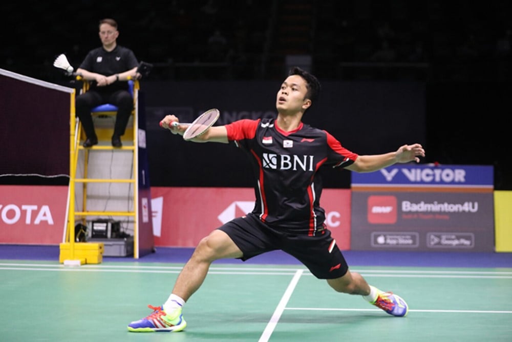 Hasil India Open 2023: Lewat Rubber Game, Ginting Genggam Tiket Semifinal