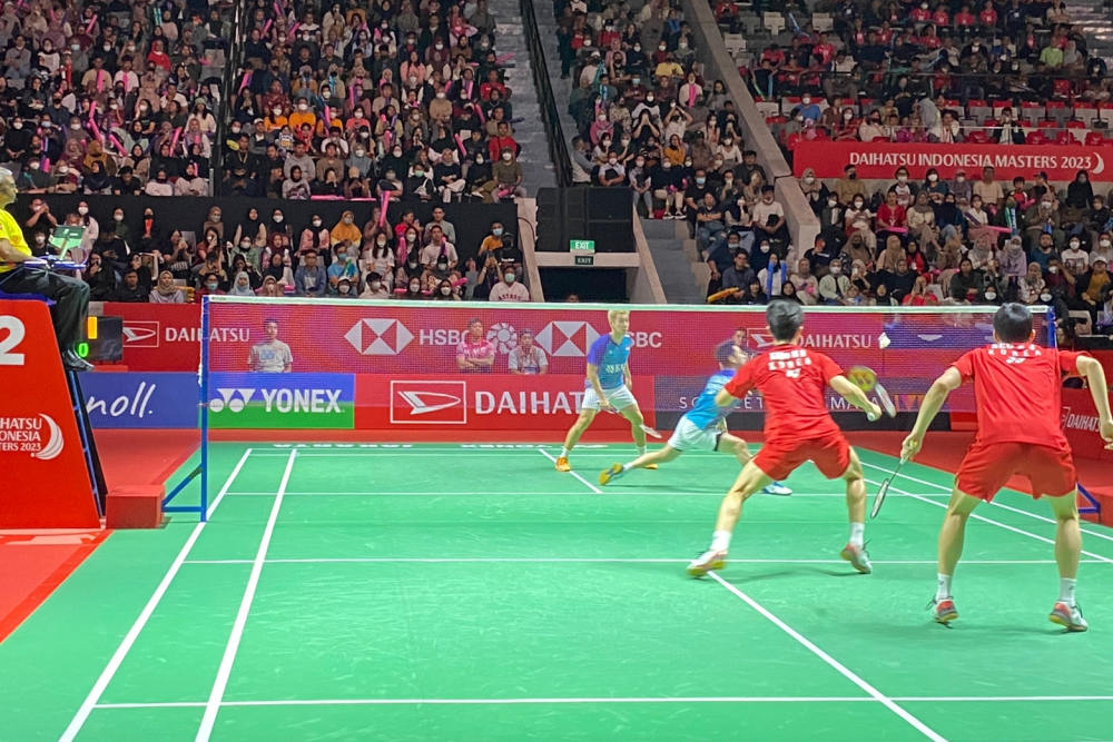 Hasil Indonesia Masters 2023: Mulus, Kevin/Marcus Lolos ke Babak 16 Besar