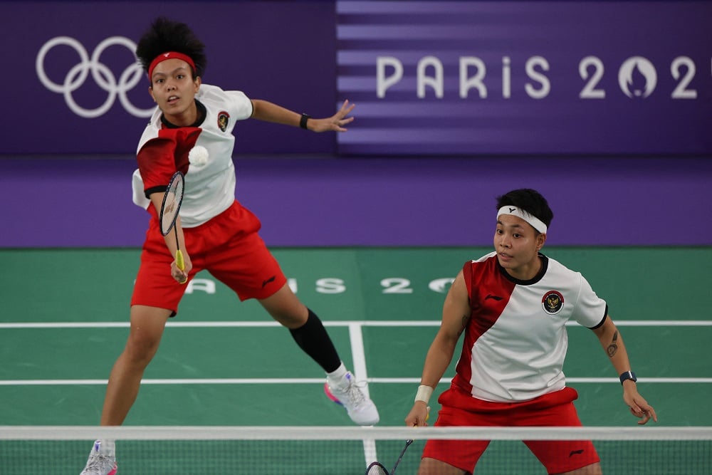 Hasil Olimpiade Paris 2024: Apriyani/Fadia Kalah dari Unggulan Pertama