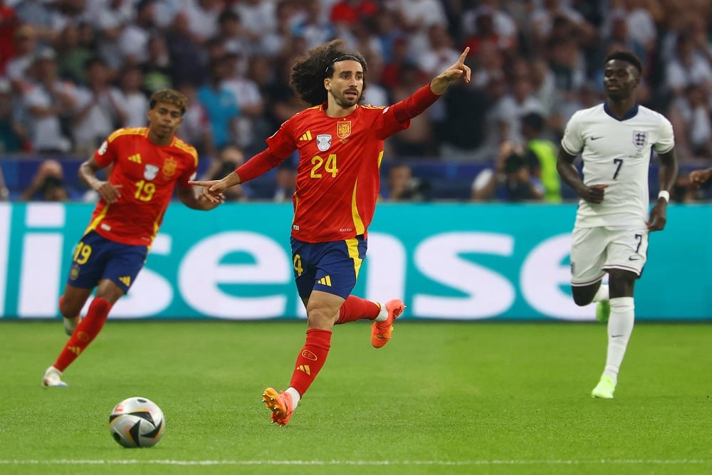 Hasil Spanyol vs Inggris: La Furia Roja Dominan, Skor Masih Imbang (Menit 15)