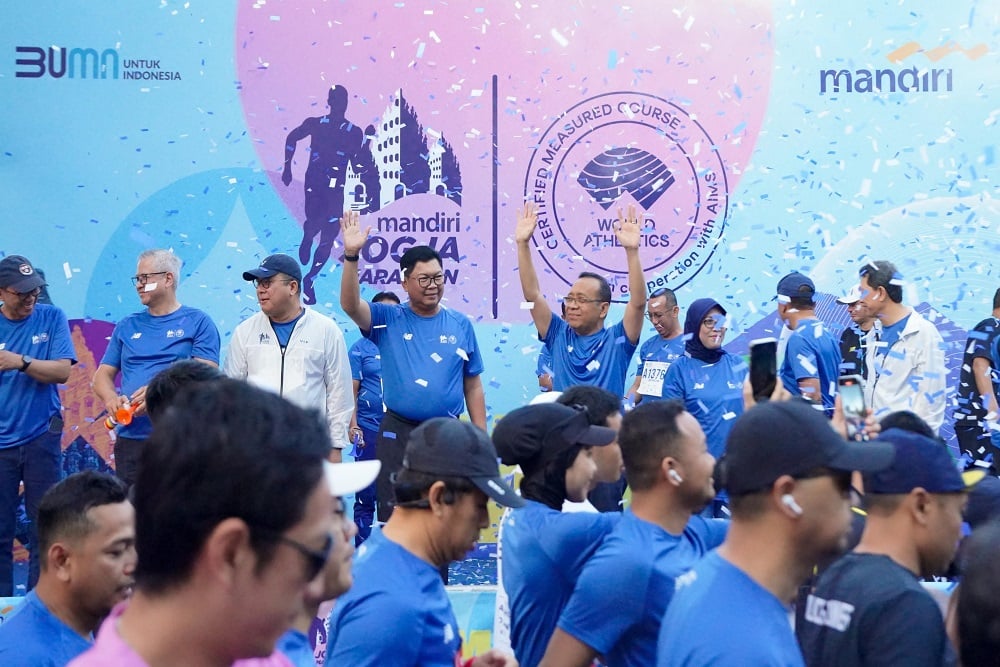 Marathon Impian! Bank Mandiri Sukses Gelar MJM 2024 dengan Rute Eksotis