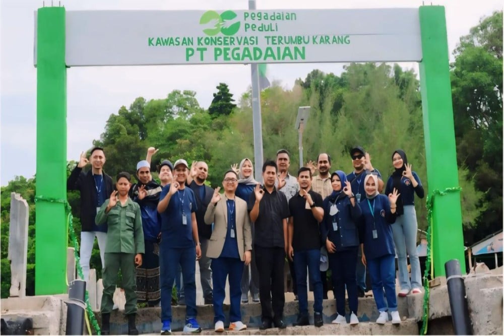 Pegadaian Menuju Net Zero Emission, Konservasi Terumbu Karang di Sabang