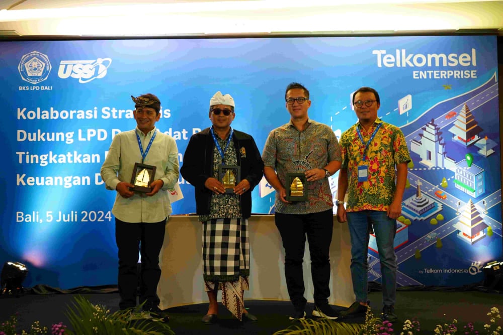 Telkomsel, PT USSI, dan LPD Bali Perkuat Ekosistem dan Inklusi Keuangan