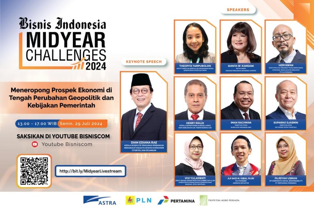 Bisnis Indonesia Midyear Challenges 2024: Momentum Menganalisis dan Merumuskan Strategi