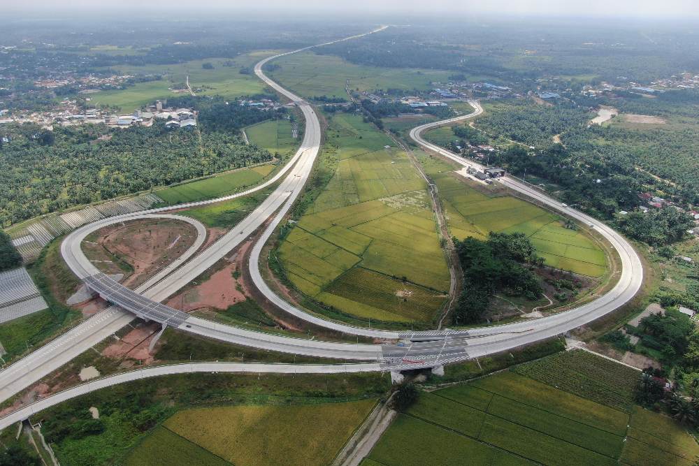 Daftar Ruas Tol Trans Sumatra yang Ditargetkan Selesai Semester II/2024