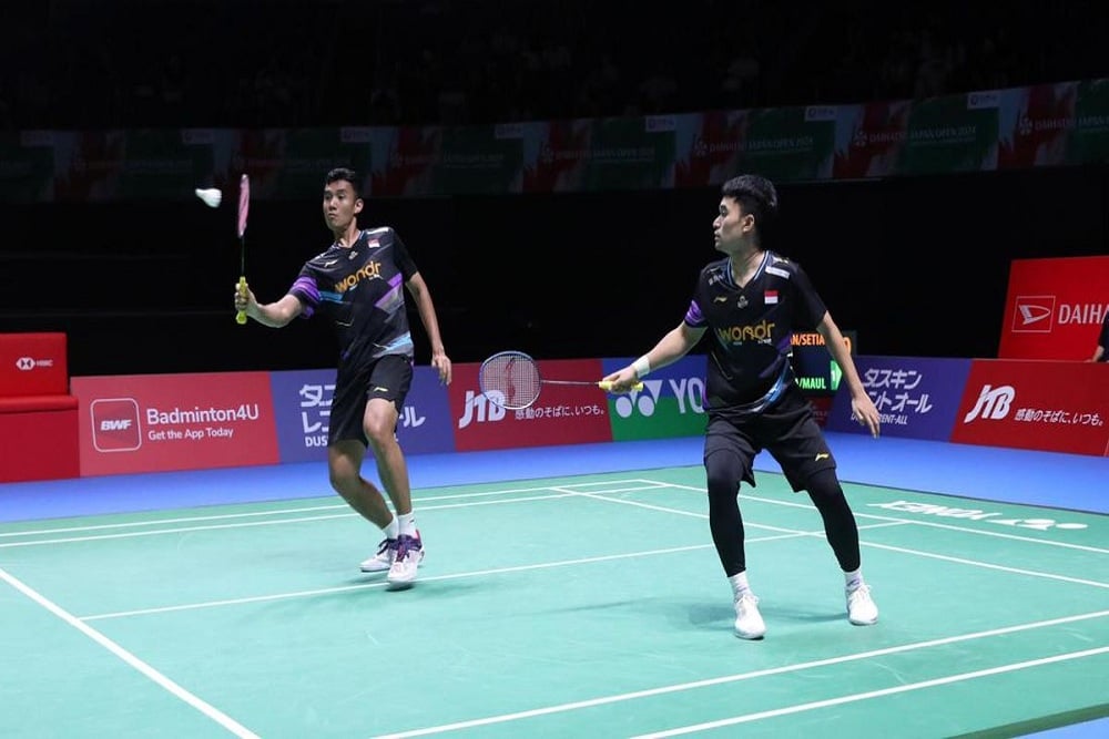 Hasil Japan Open 2024: Leo/Bagas Menangi Perang Saudara vs Sabar/Reza