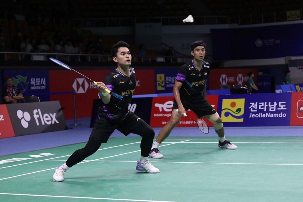 Hasil Korea Open 2024: Tundukkan Tuan Rumah, Leo/Bagas ke Semifinal