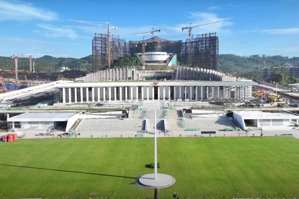 Kata Nyoman Nuarta Soal Mistis dan Makna Sayap Garuda Memeluk di Istana IKN