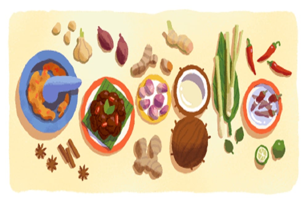 Rendang Jadi Google Doodle Hari Ini, Rayakan Apa?