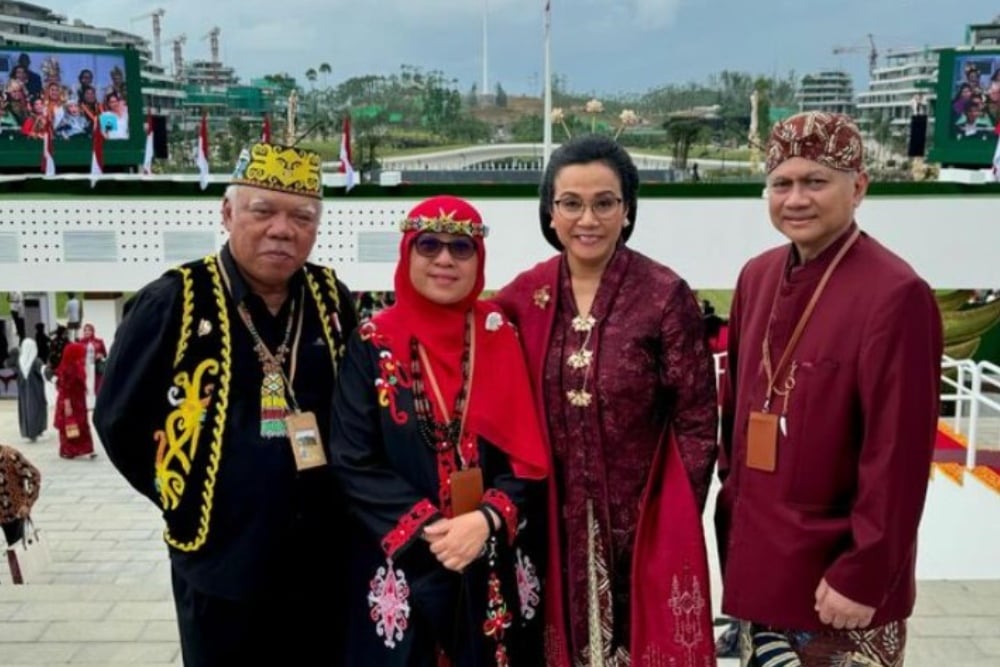 Sri Mulyani Sebut Pak Bas 'Mbrebes Mili' selama Upacara Kemerdekaan RI di IKN