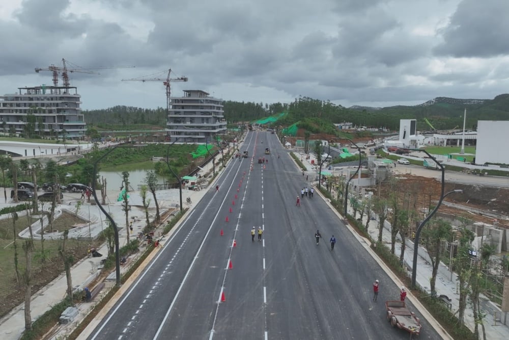 Waskita (WSKT) Rampungkan Akses Jalan Lingkar Sepaku Segmen 4 Menuju KIPP di IKN