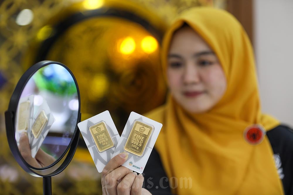 Harga Emas Antam Hari Ini Turun Rp9.000! Ukuran 1 Gram Cuma Rp1,4 Juta