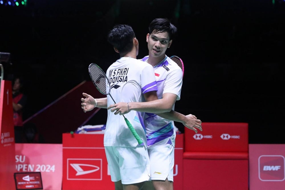 Hasil China Open 2024: Fikri/Daniel Jegal Wakil Denmark dan Lolos ke Semifinal