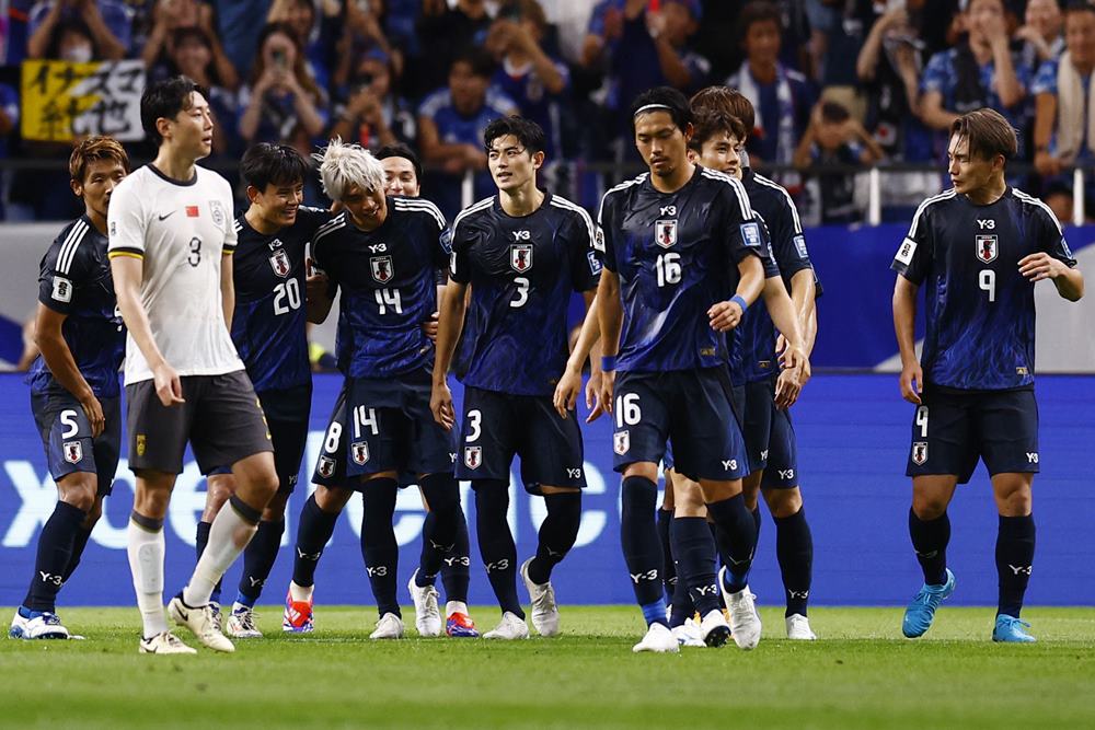 Hasil Jepang vs China: Tim Samurai Biru Bantai China Tujuh Gol Tanpa Balas