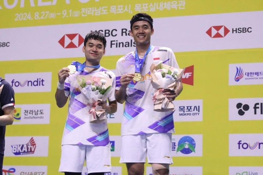 Juara Korea Open 2024, Leo/Bagas Tak Mau Cepat Puas