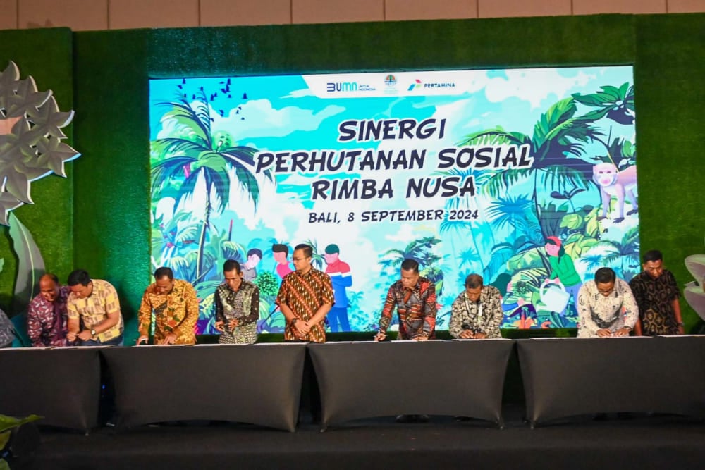 Pertamina Percepat Dukungan Perhutanan Sosial dengan 13 Kerja Sama Baru