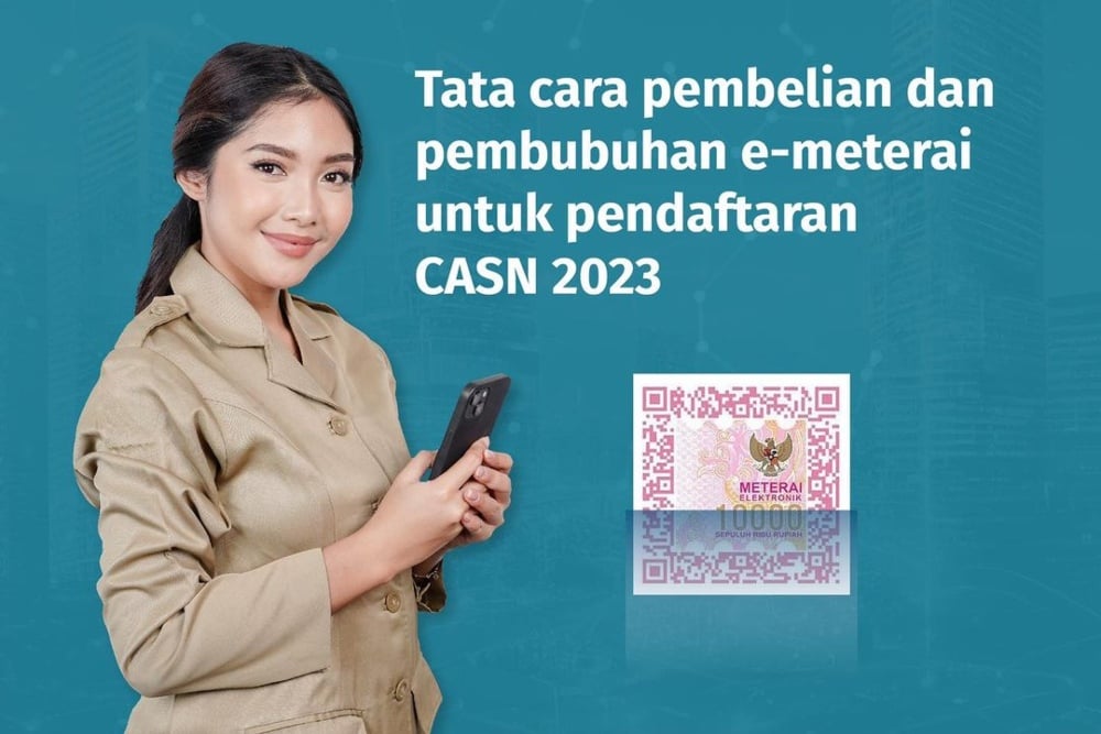 Peruri Menjamin E-Meterai yang Telah Dibeli Peserta CASN Tak Akan Hilang