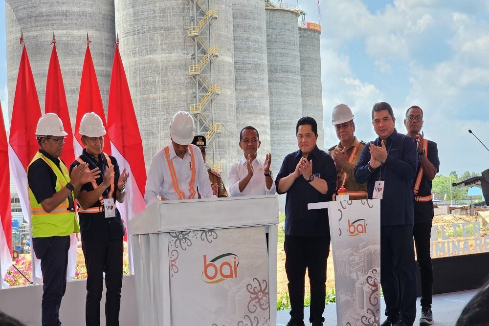 Smelter Alumina Milik Inalum-Antam Resmi Lakukan Injeksi Perdana Bauksit