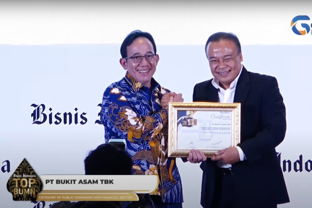 Bukit Asam (PTBA) Raih TOP BUMN Awards 2024 Sektor Non-Keuangan