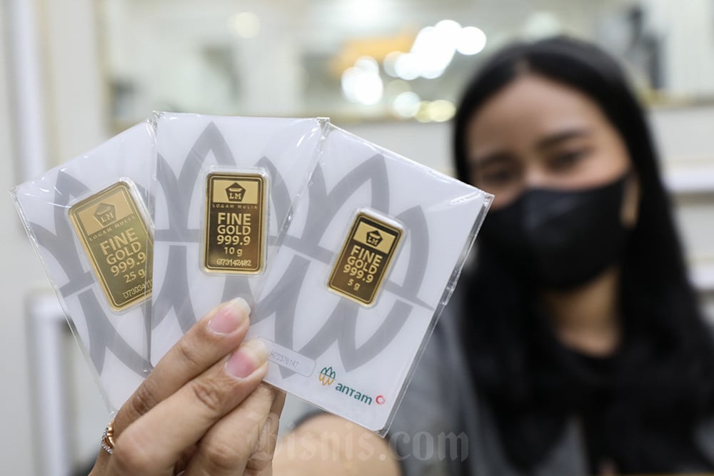 Harga Emas 24 Karat Antam Hari Ini Naik Jadi Rp1,49 Juta per Gram