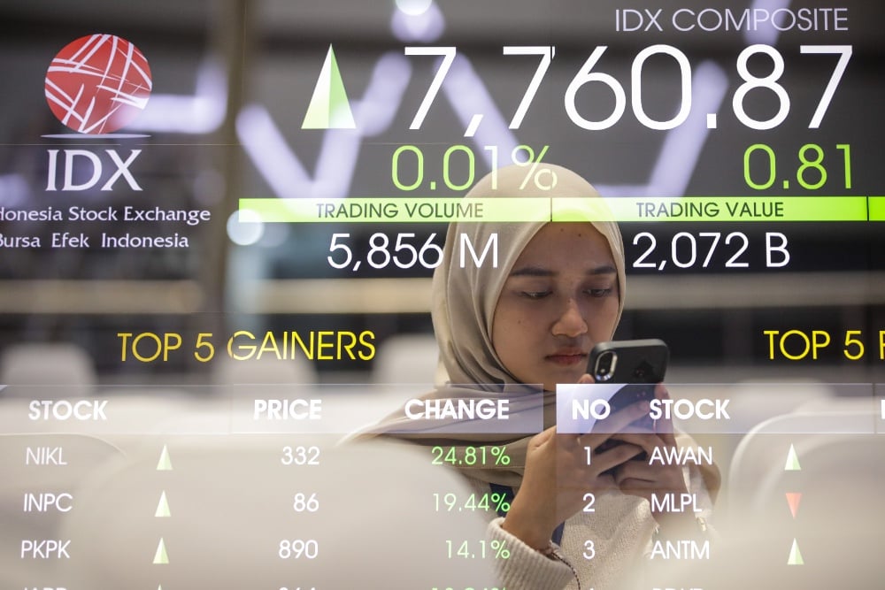 IHSG Dibuka Menguat ke 7.741, Saham PANI, BREN, & AMMN Tancap Gas