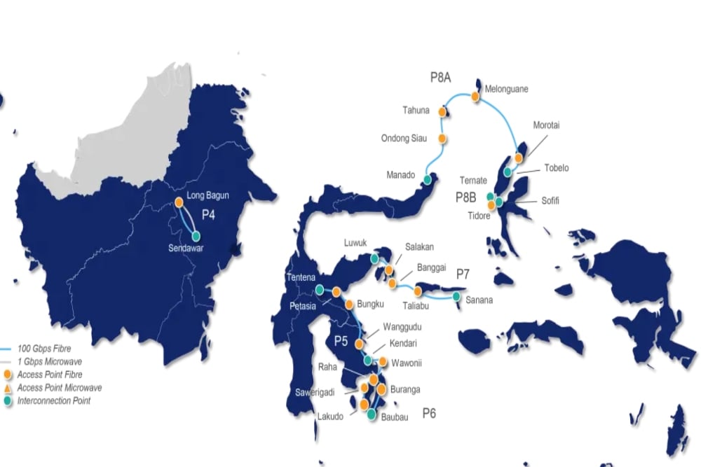 Palapa Ring Tengah Siap Tadah Trafik Internet IKN