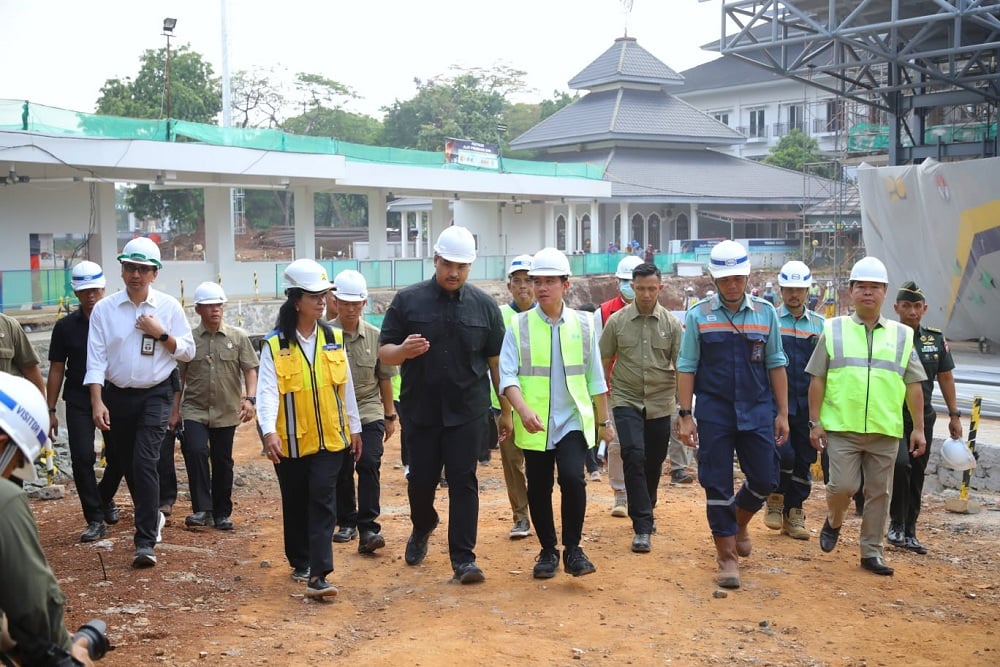 Tinjau Cibubur Youth Elite Sport Center, Gibran Optimistis Prestasi Olahraga Indonesia Meningkat