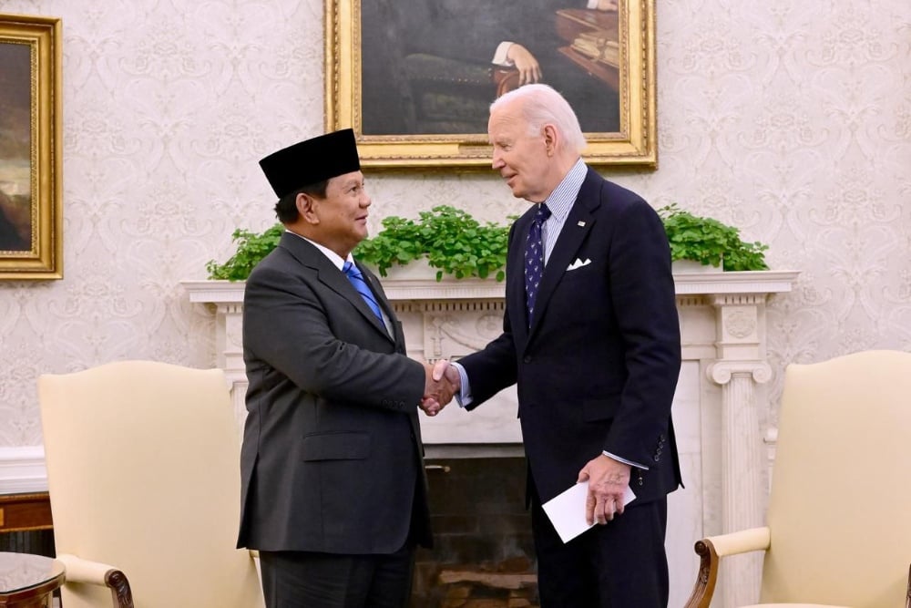 Bertemu Prabowo, Presiden AS Joe Biden Dukung Indonesia Gabung OECD