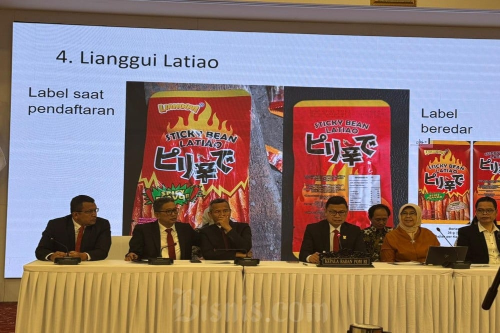 BPOM Tarik Sementara Izin Edar Snack China Latiao Buntut Kasus Keracunan