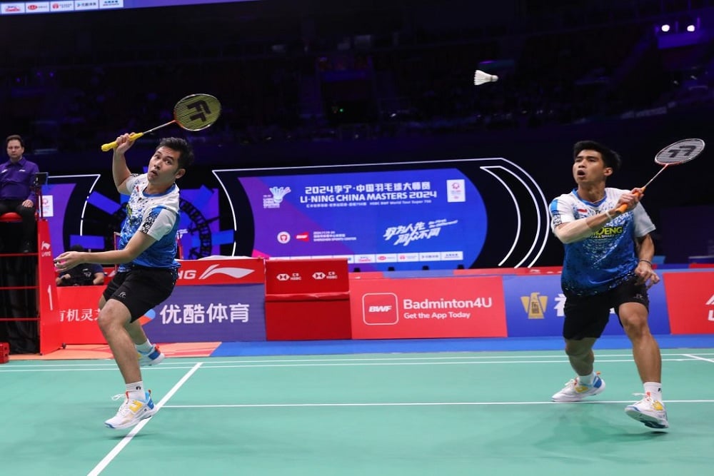 Hasil China Masters 2024: Sabar/Reza ke Perempat Final usai Bekuk Unggulan Pertama