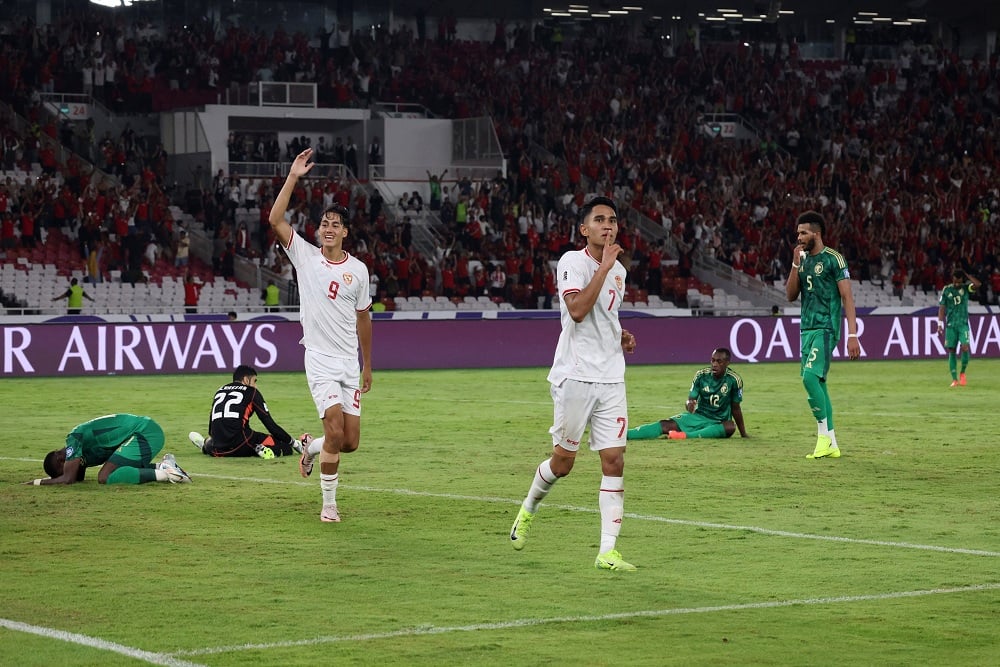 Hasil Indonesia vs Arab Saudi: Marselino Cetak Brace, Garuda Melesat ke Posisi 3!